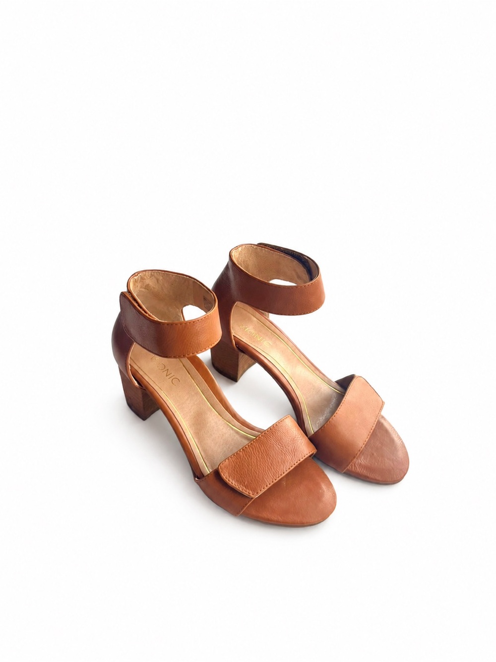 Vionic Solana leather block heel sandals